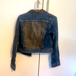 Lucky studded jean jacket